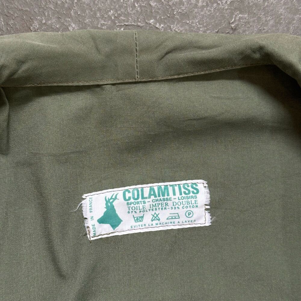 Colamtiss Olive Zip Hunting Jacket Game Pocket